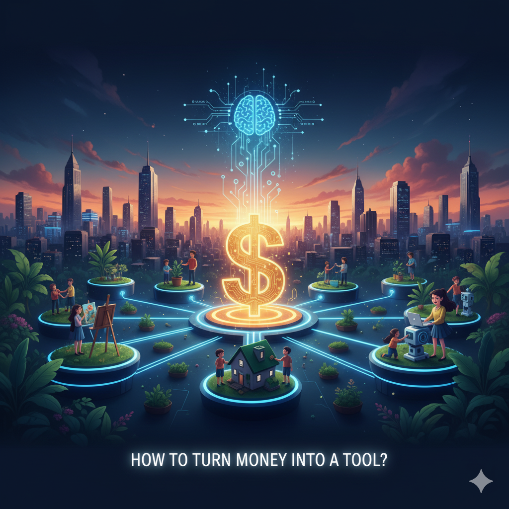 چطور پول را به یک ابزار تبدیل کنیم تا پول برای ما کار کنه، نه برعکس 