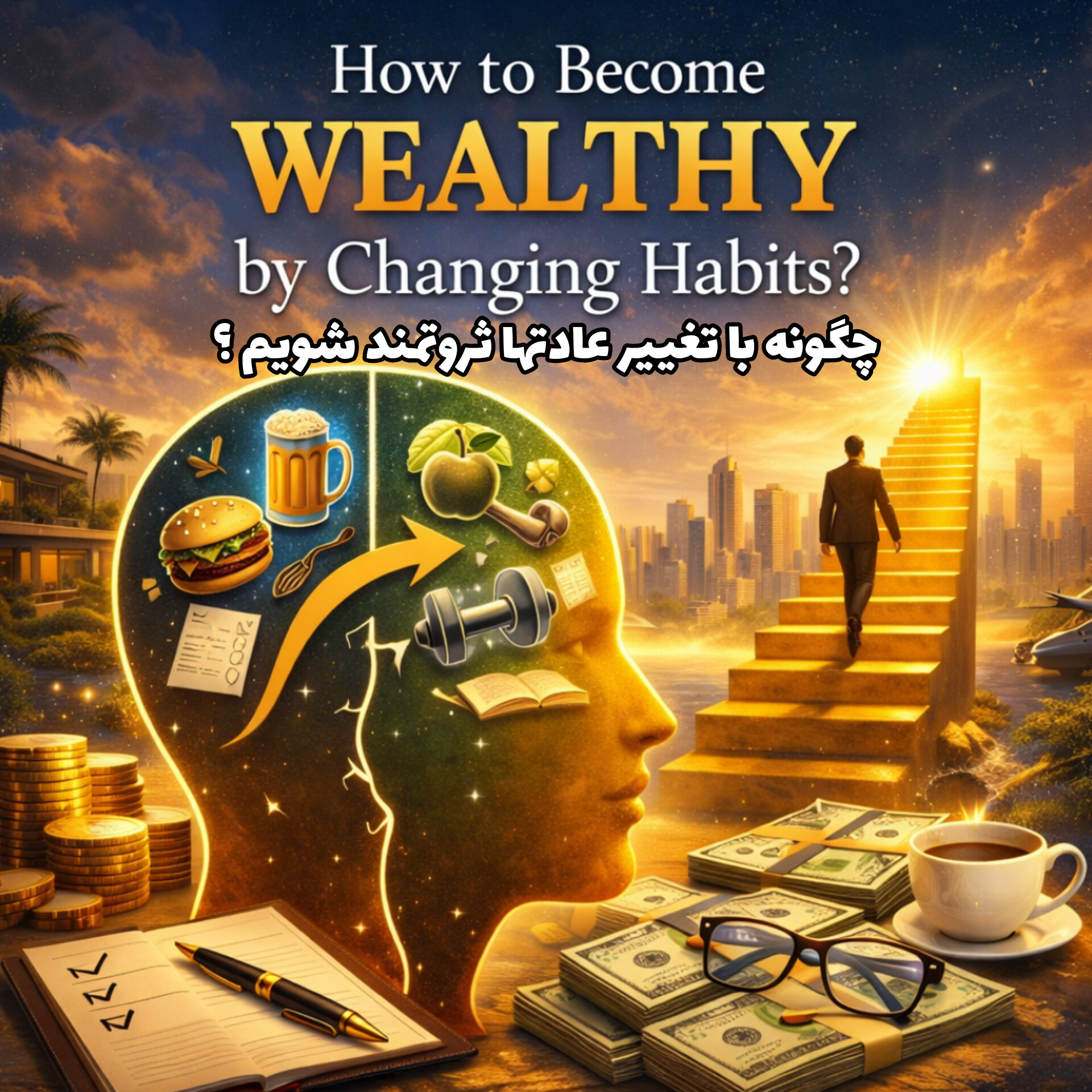 چگونه با تغییر عادت‌های روزانه به سمت موفقیت و ثروت گام برداریم؟