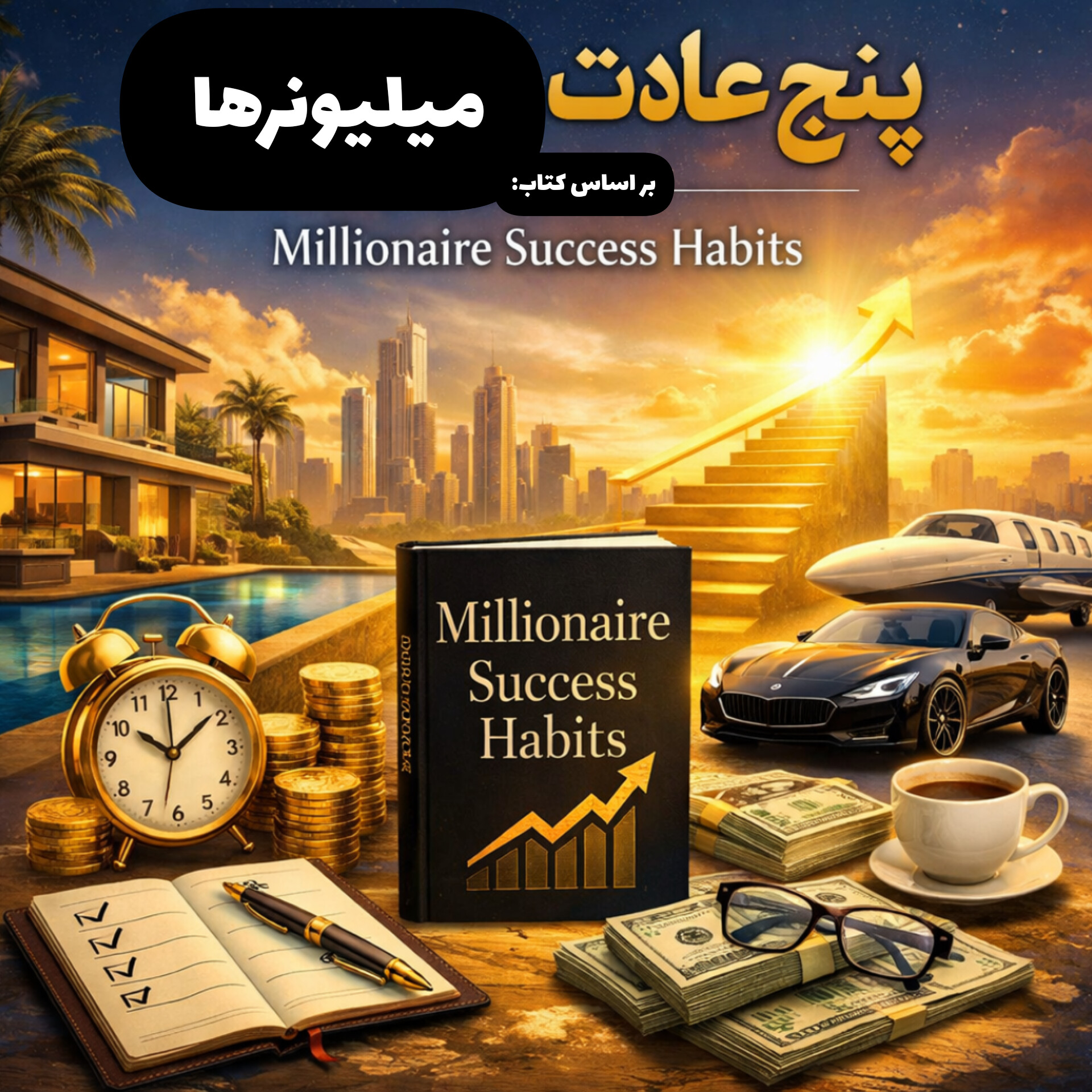 ۵ عادت روزانه میلیونرها: چگونه با تغییر عادات، در جهت خلق ثروت و موفقیت گام برداریم؟