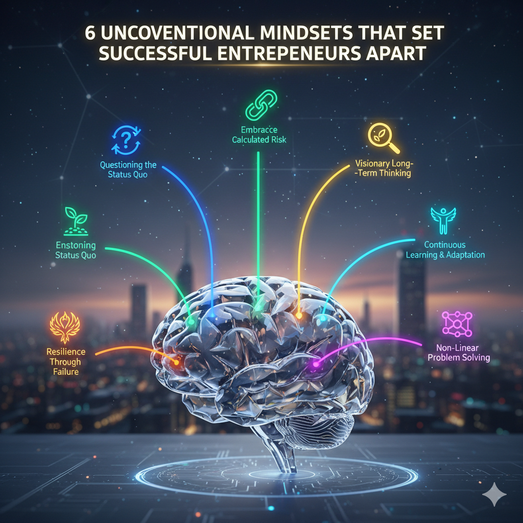 6 ذهنیت کلیدی که در کارآفرینی باید در خود رشد بدهید