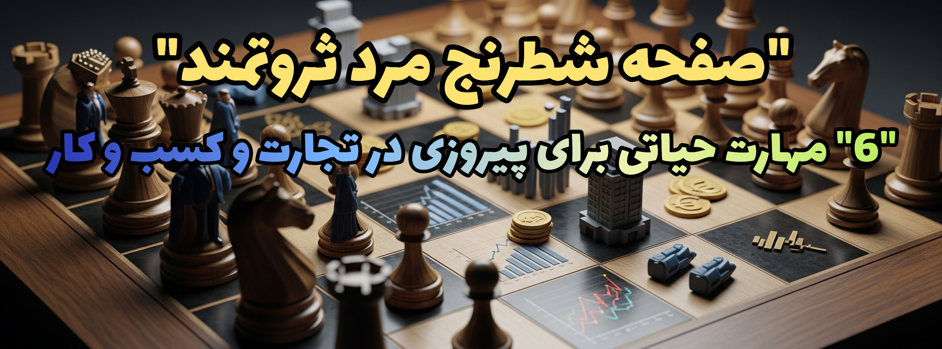 صفحه شطرنج مرد ثروتمند: تسلط بر 6 مهارت حیاتی برای پیروزی در کسب و کار و تجارت